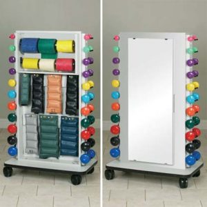 Mobile Weight Rack w/ Mirror