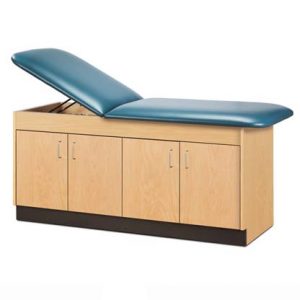 Treatment Table w/ Adjust Backrest, Enclosed Cabinets